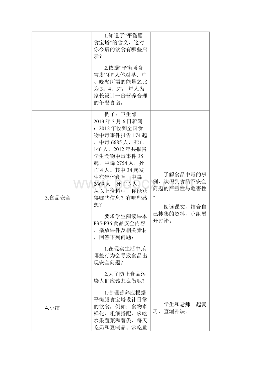 七年级生物下册423合理营养与食品安全教案新版新人教版.docx_第3页