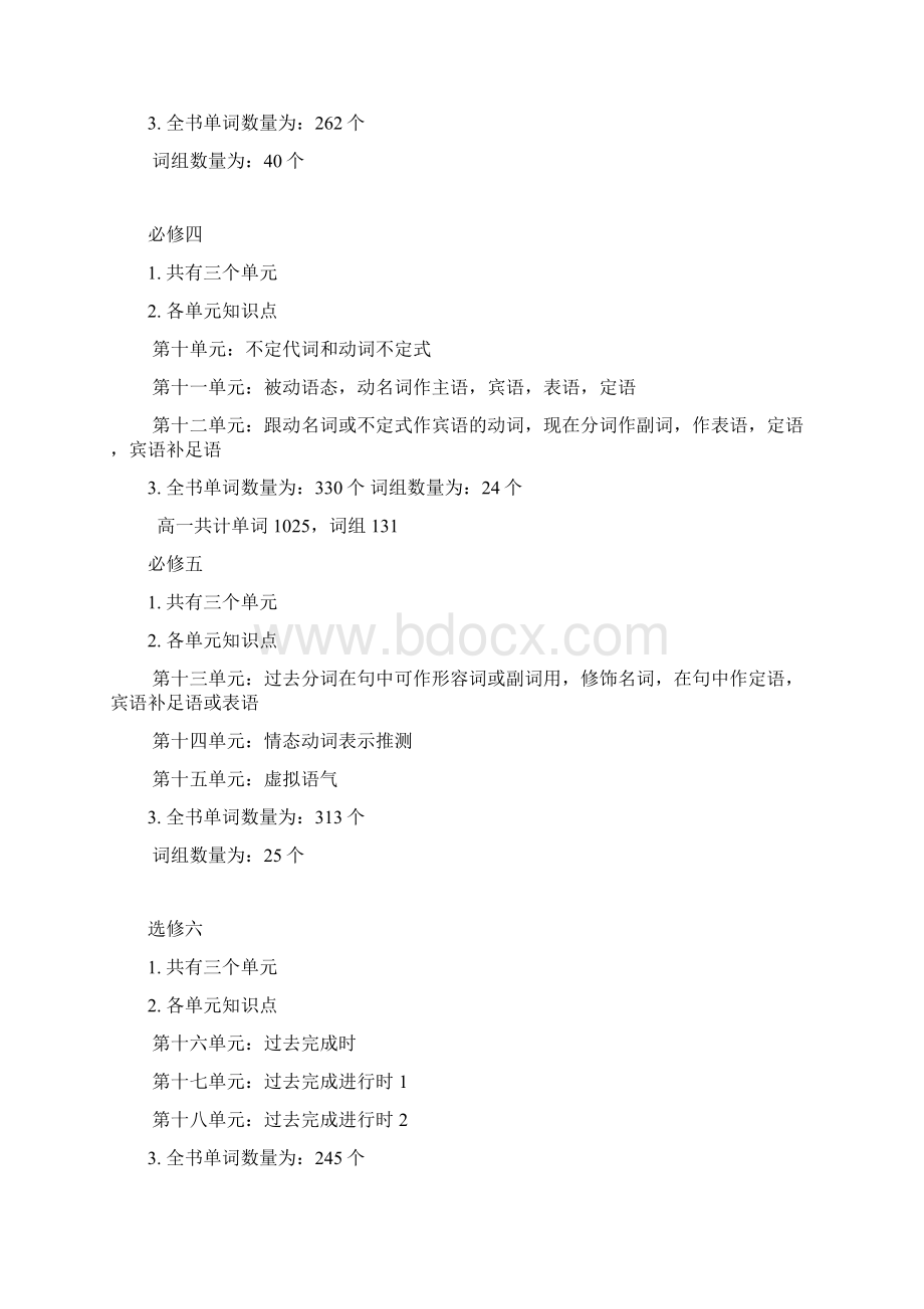 北师大版高中英语知识概要与语法总结必修18.docx_第2页