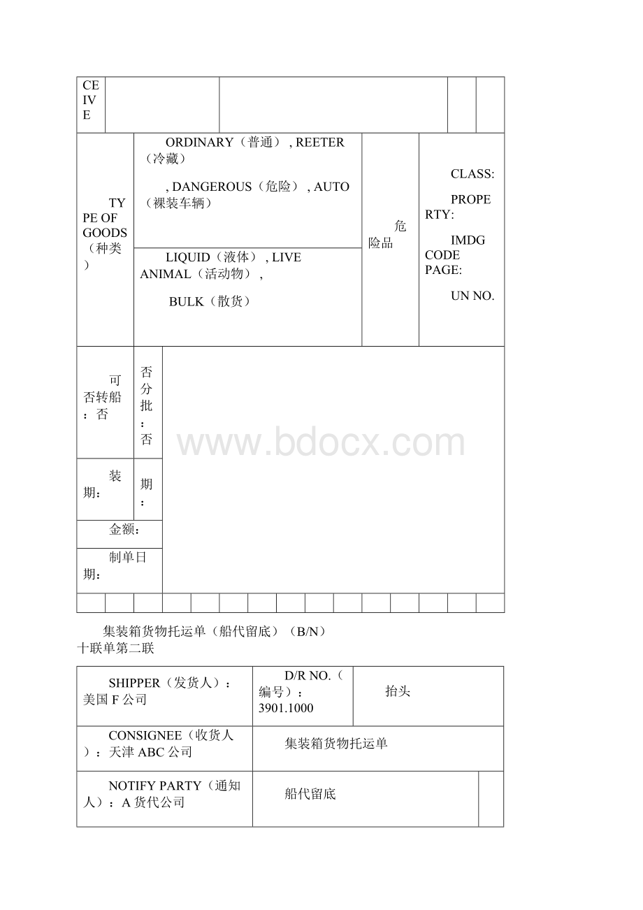 海运 十联单 填制详解 具体细节汇总.docx_第3页