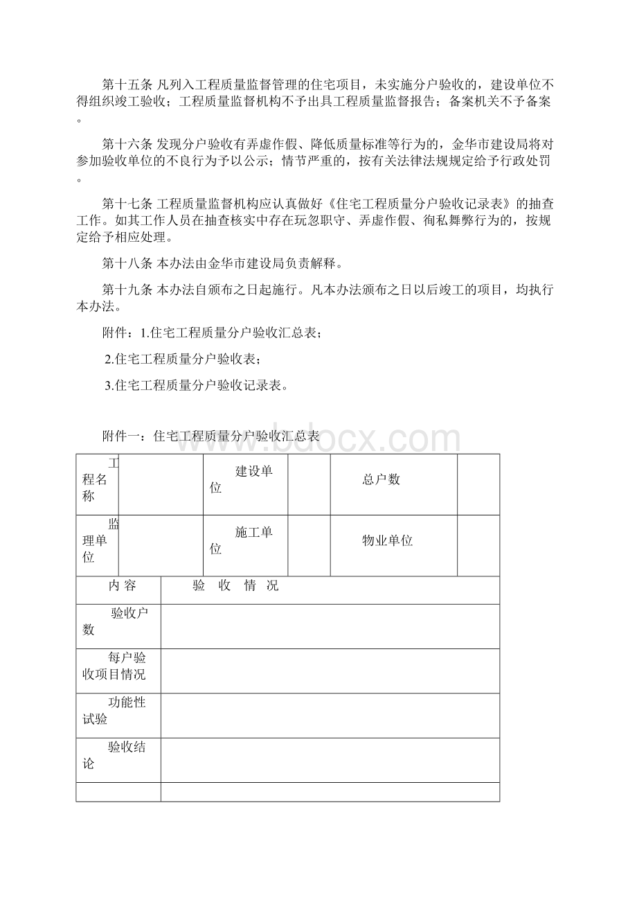 《金华市区住宅工程质量分户验收管理暂行办法》Word格式.docx_第3页