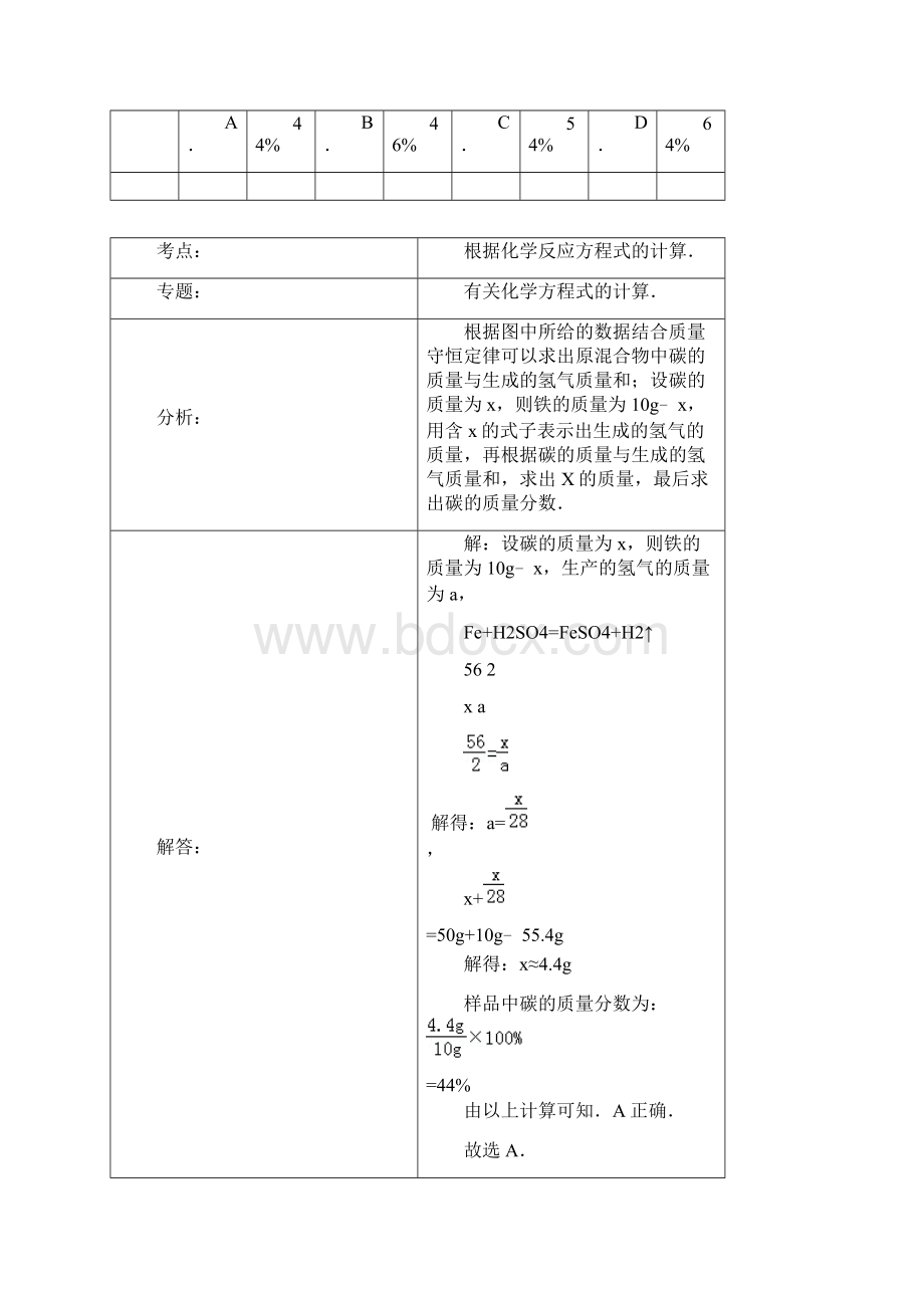 化学中考试题分类汇编化学方程式的有关计算doc.docx_第3页