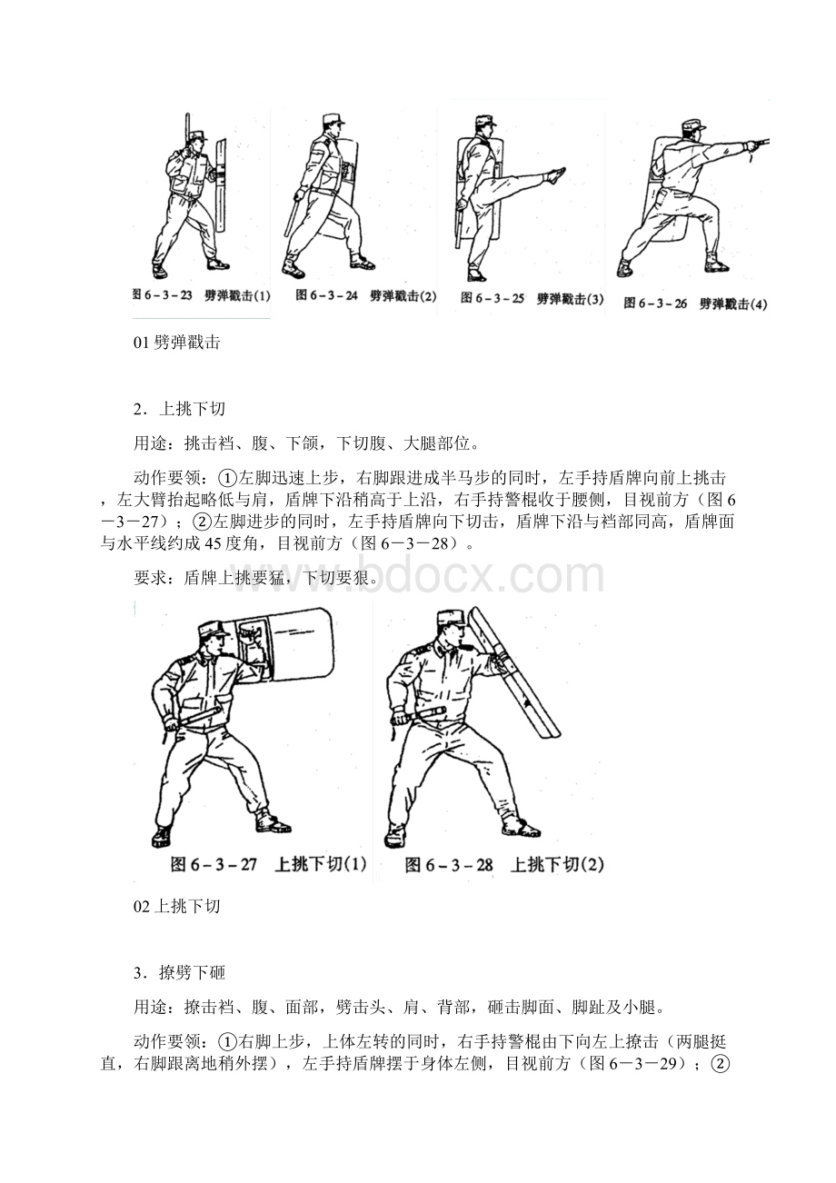 警棍盾牌操图文教材修改精编版Word文档下载推荐.docx_第2页