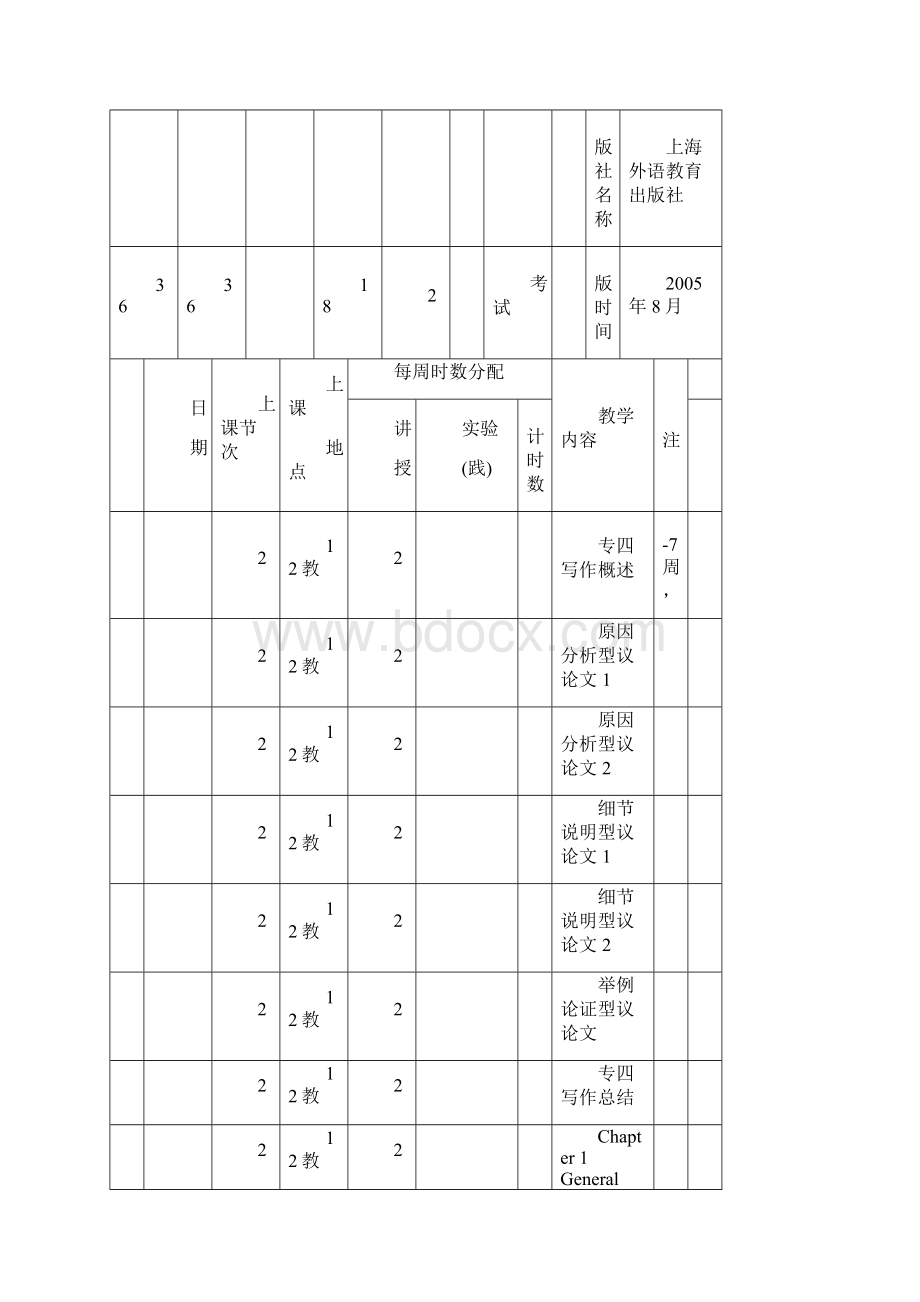 写作教程二教案第二学期写作2教案Word格式文档下载.docx_第2页