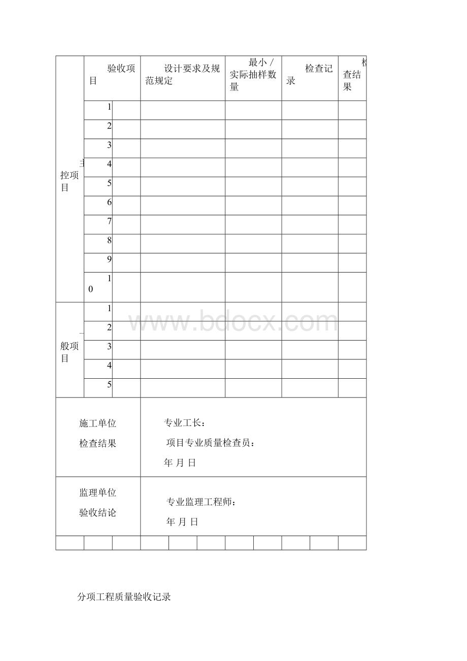 《人民防空工程质量验收与评价标准》RFJ01表格.docx_第3页