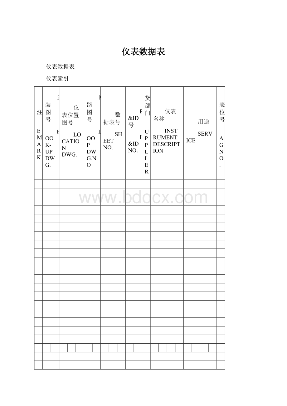 仪表数据表Word格式文档下载.docx_第1页