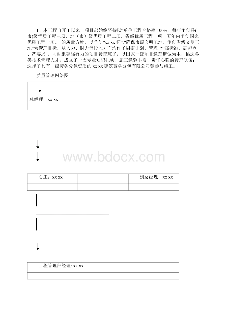 建筑工程主体自评报告材料中建一局.docx_第3页