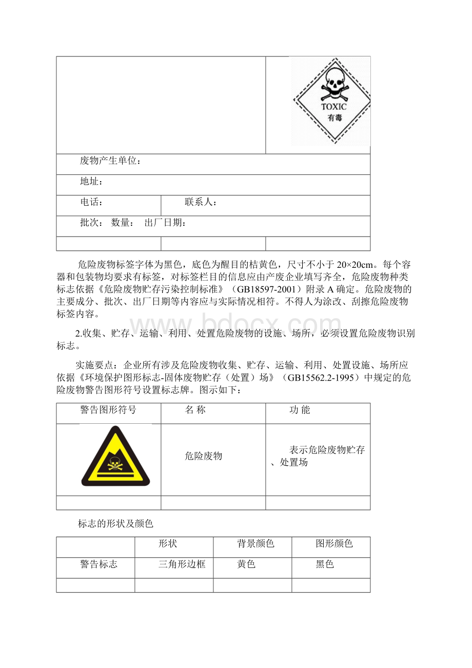 江苏省《工业危险废物产生单位规范化管理实施指南》Word文档格式.docx_第2页