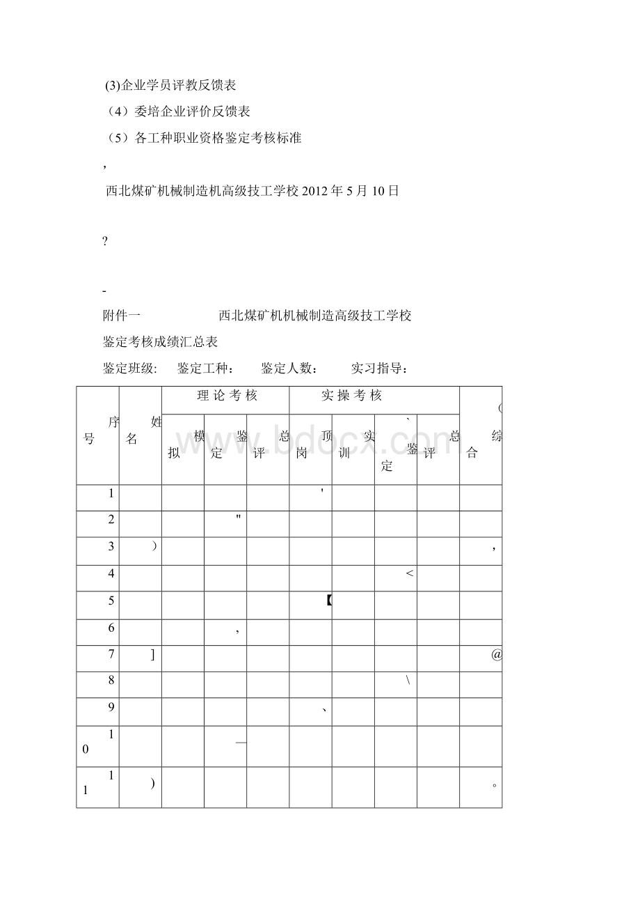 高级技工学校学生综合评价和鉴定考核方案DOC56页完美版.docx_第3页