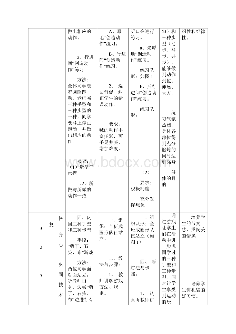 小学武术课教案.docx_第3页