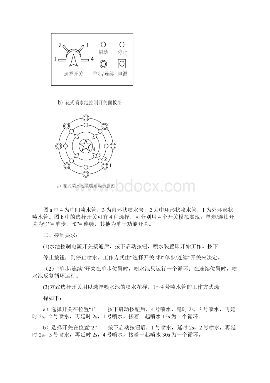 花式喷水池控制系统设计Word文档格式.docx_第2页