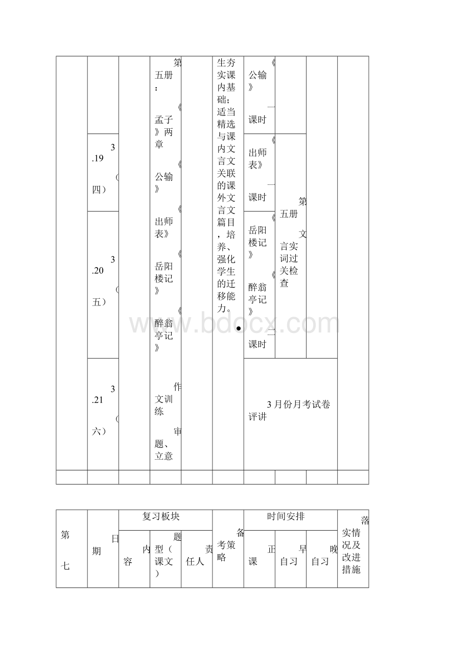 九年级中考语文第一轮复习计划Word格式.docx_第2页