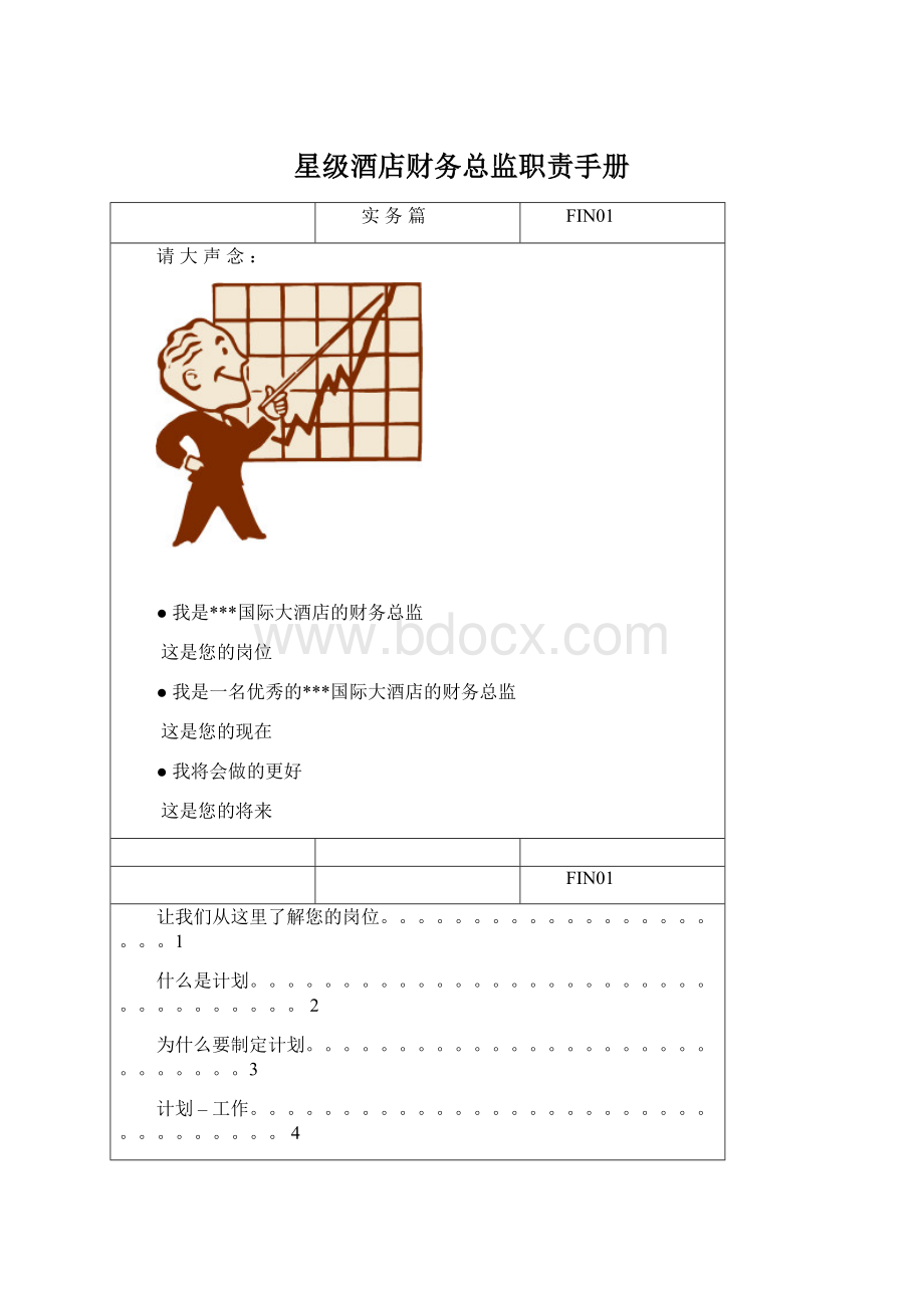 星级酒店财务总监职责手册Word下载.docx