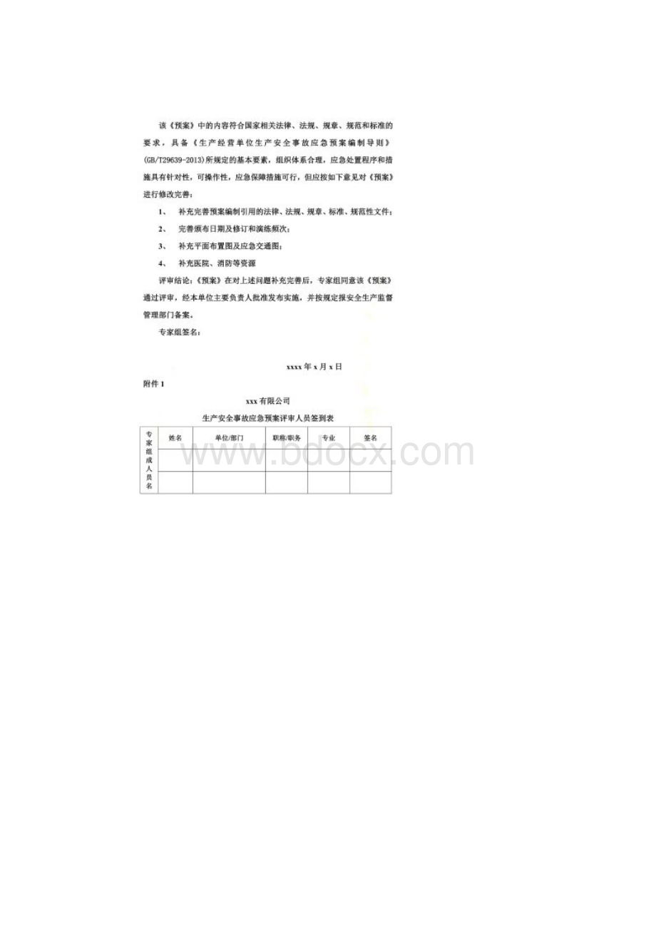生产安全事故应急预案评审意见会议纪要.docx_第2页