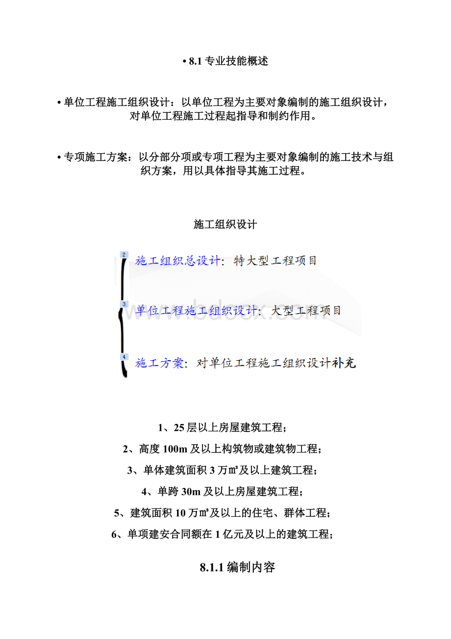 九大员施工员专业技能授课大纲Word文档下载推荐.docx_第3页