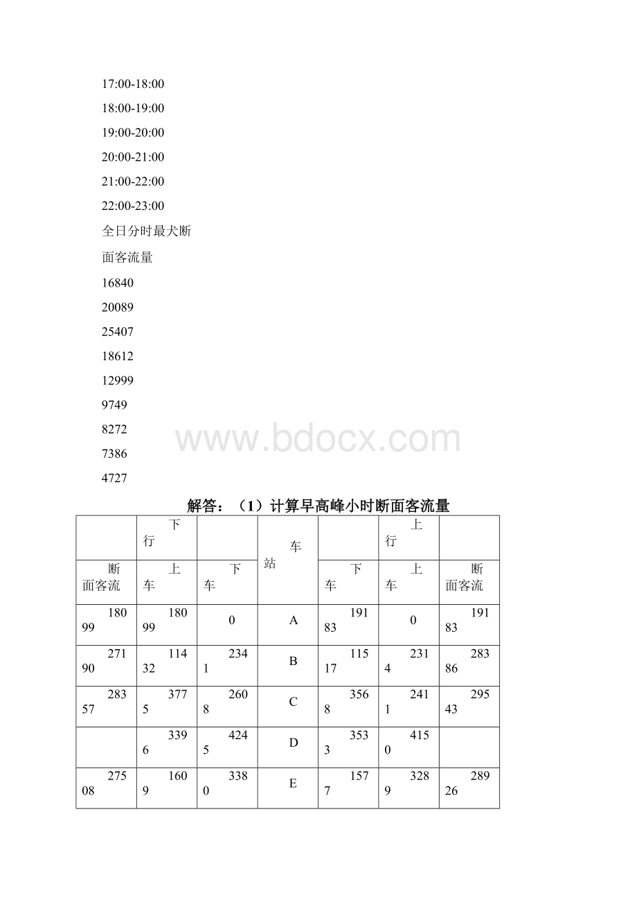 全日行车计划与计算客流量结合的例题Word文档下载推荐.docx_第3页