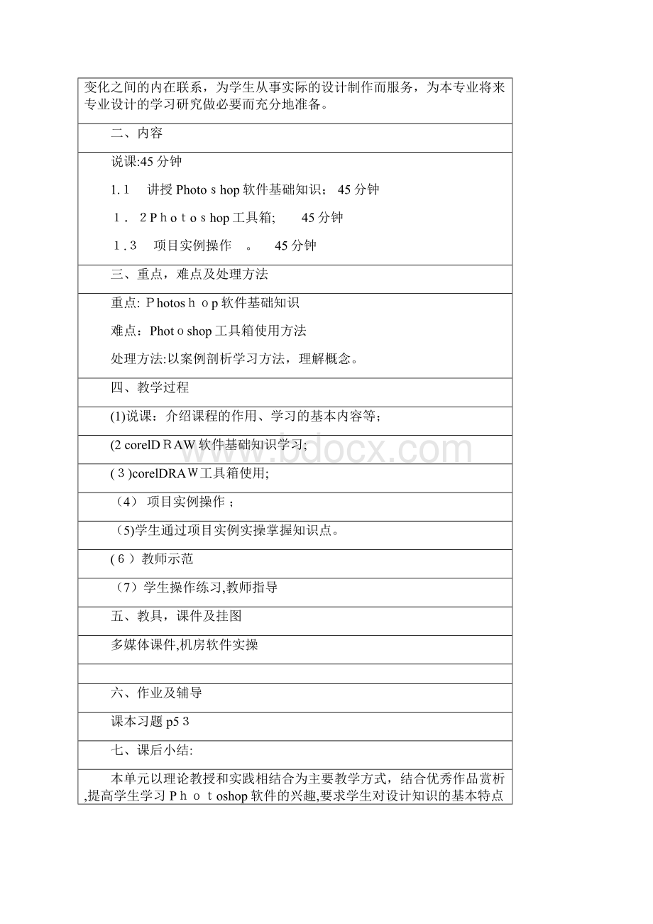 《图像处理Photoshop》教案Word下载.docx_第2页