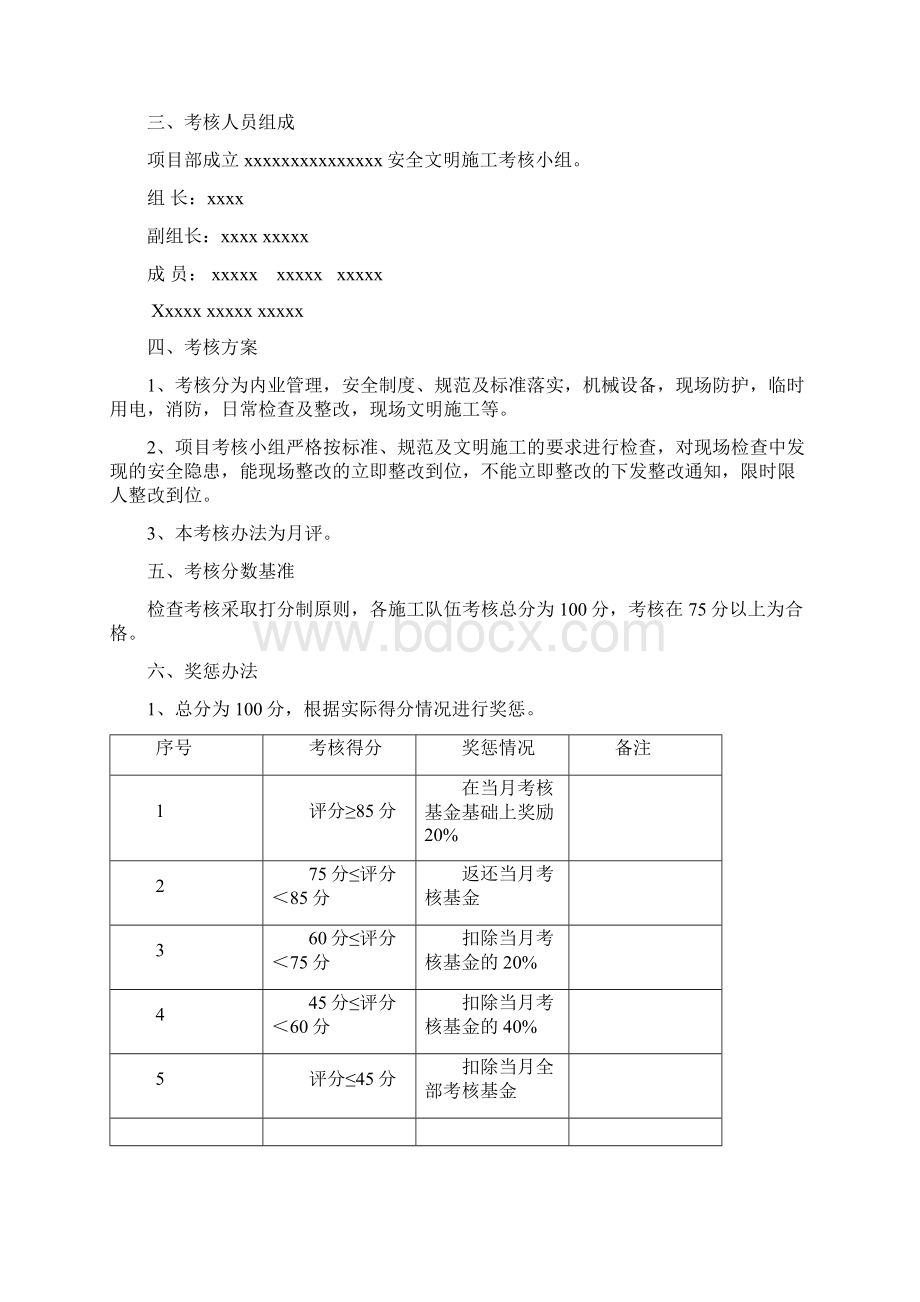 安全文明考核办法.docx_第2页