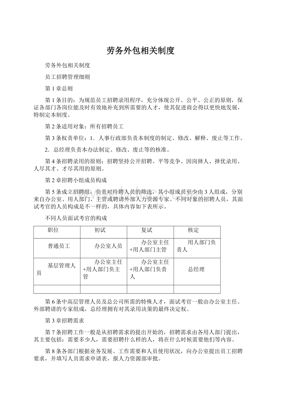 劳务外包相关制度.docx_第1页