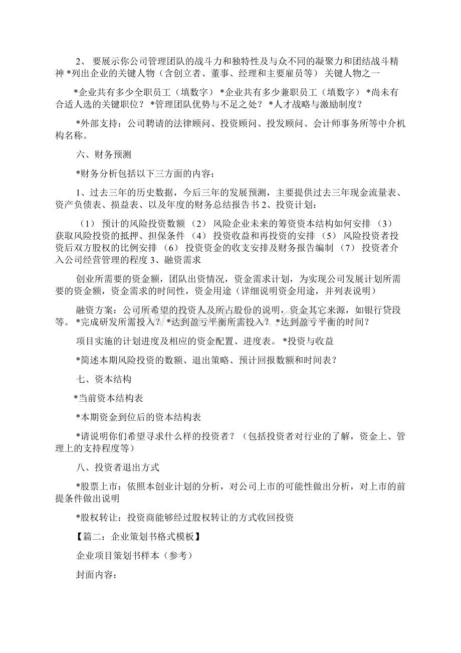 企业项目策划书范文.docx_第3页