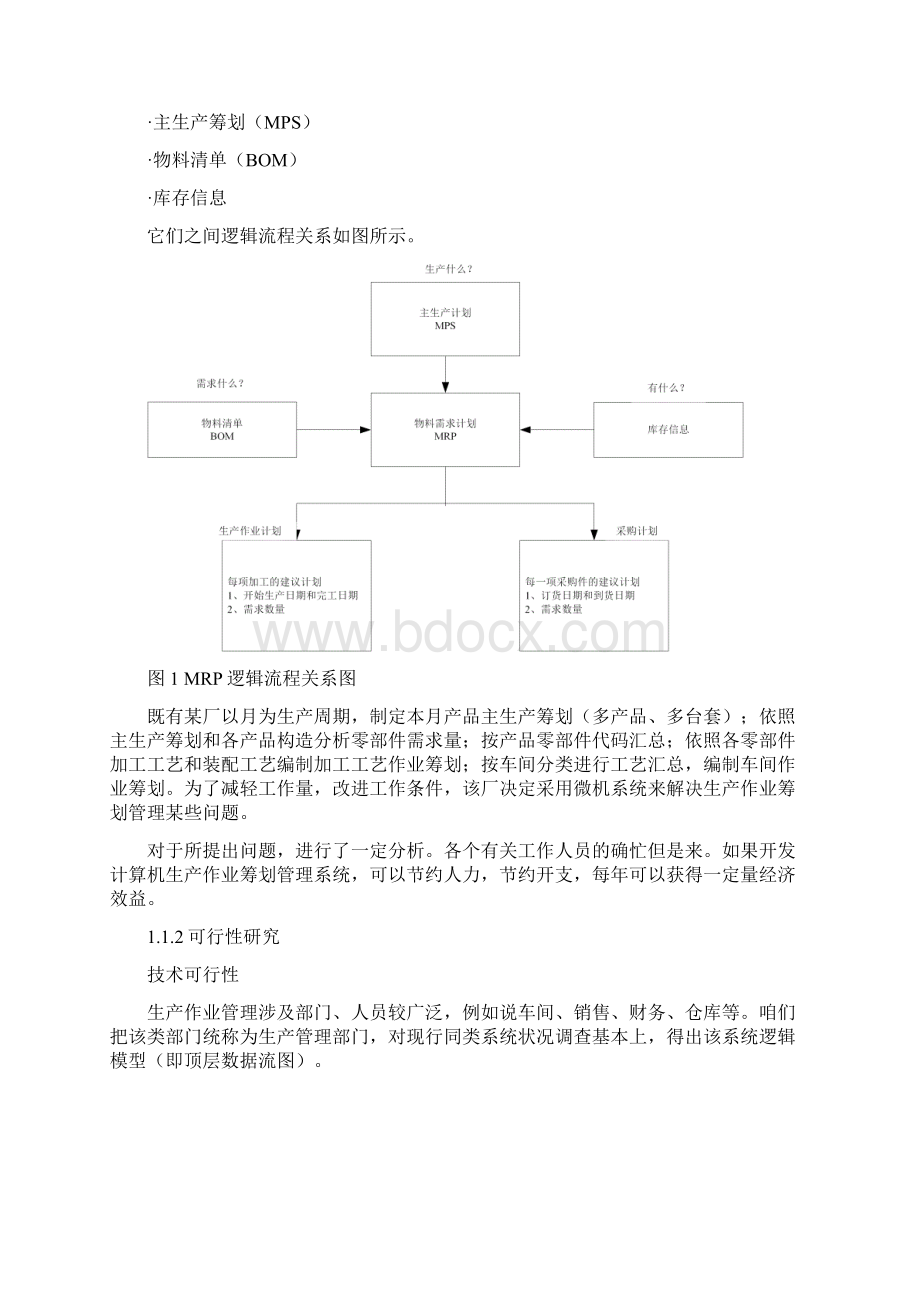 生产作业计划管理系统的系统分析和设计样本.docx_第2页