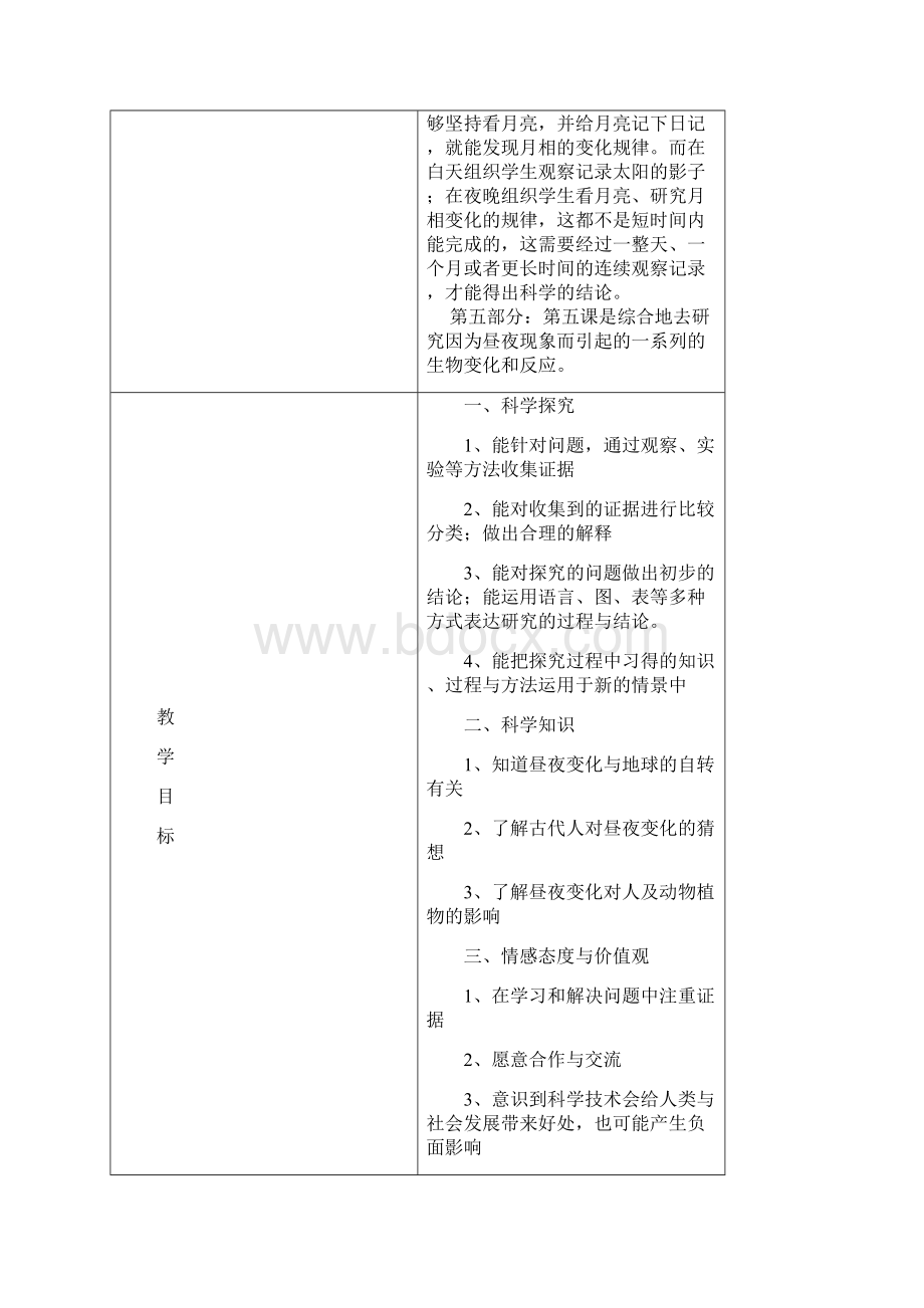 苏教版五年级科学上册电子备课Word文档格式.docx_第2页