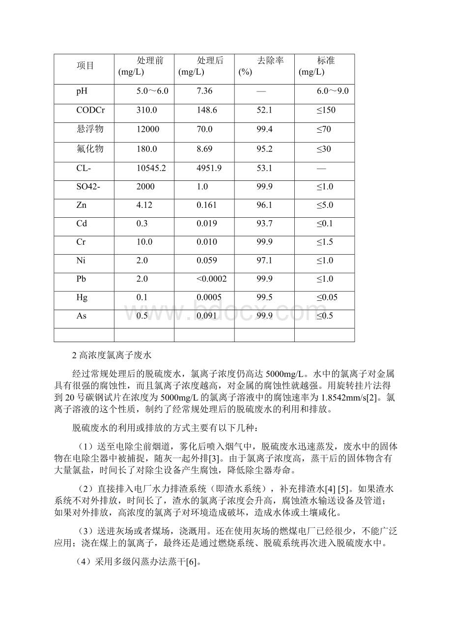 脱硫废水反渗透深度处理工艺.docx_第2页