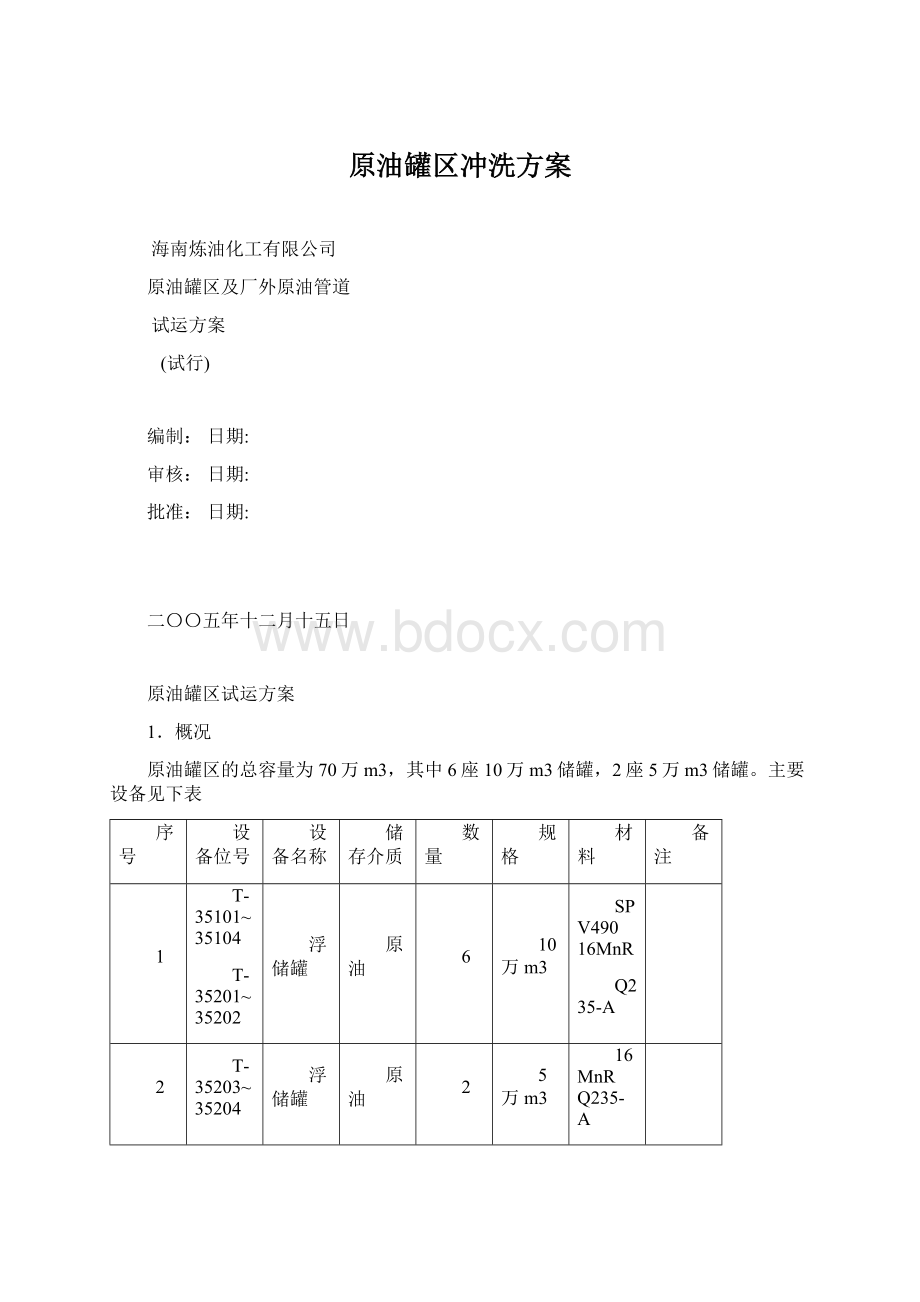 原油罐区冲洗方案.docx_第1页