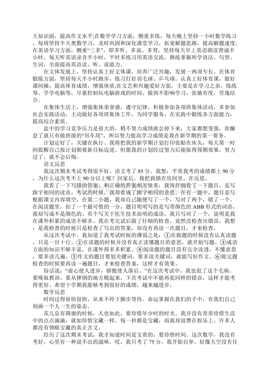 新学期生活学习计划.docx_第3页