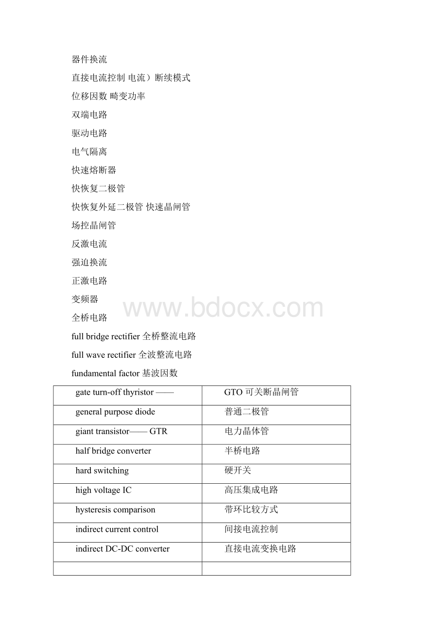 电力电子专业词汇中英文对照.docx_第3页