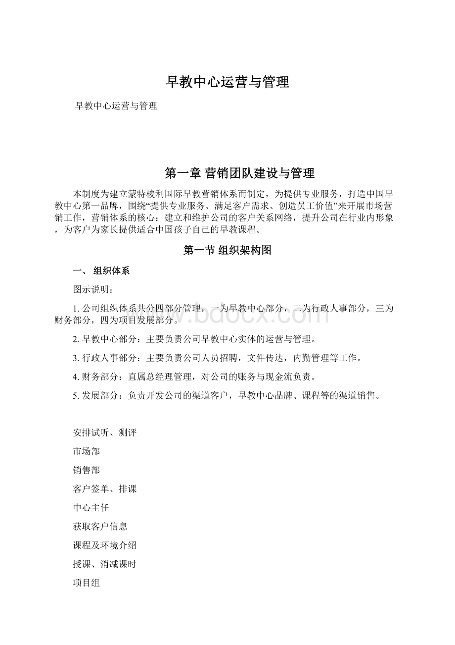 早教中心运营与管理Word文件下载.docx