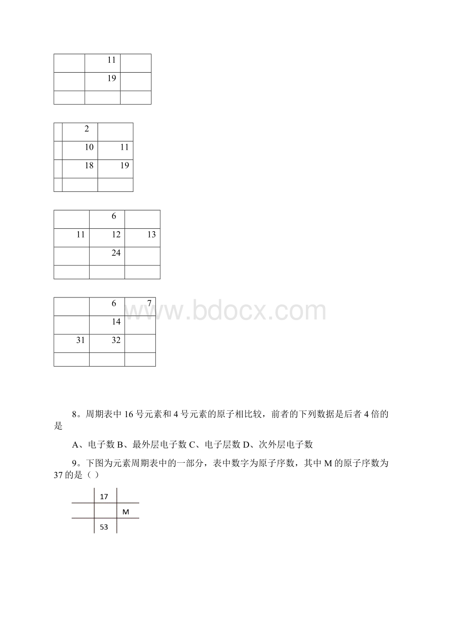 高中化学必修2第一章同步学案.docx_第3页