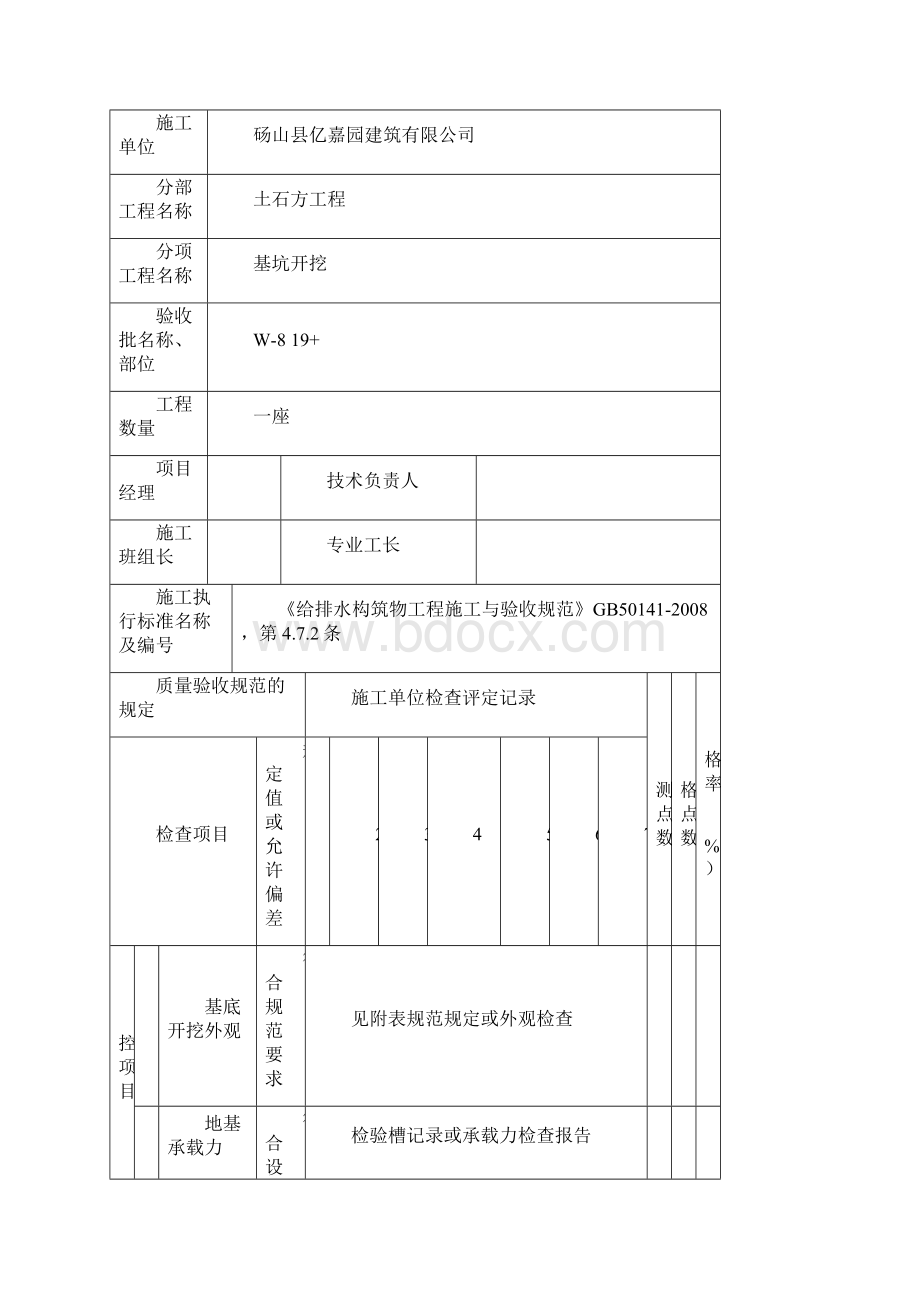 沉井工程检验批全套.docx_第2页