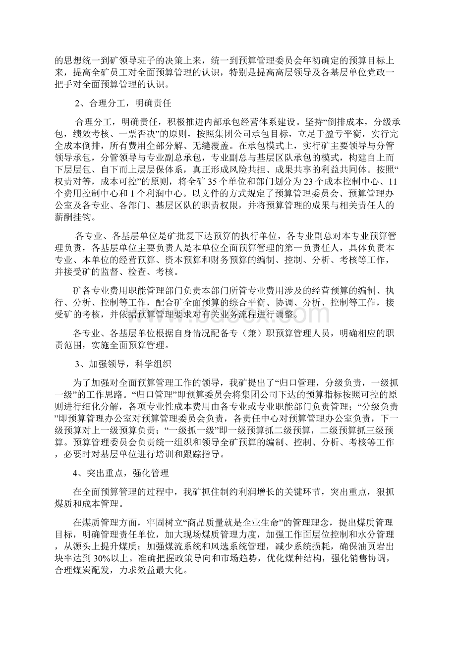 预算管理自检报告.docx_第2页