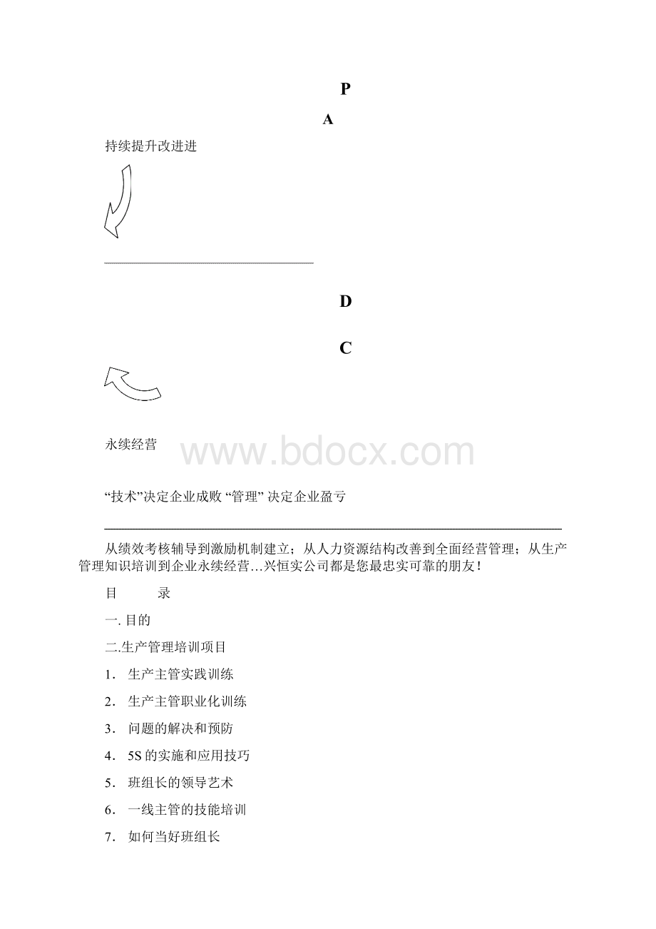 xxxx生产管理培训项目策划书.docx_第2页