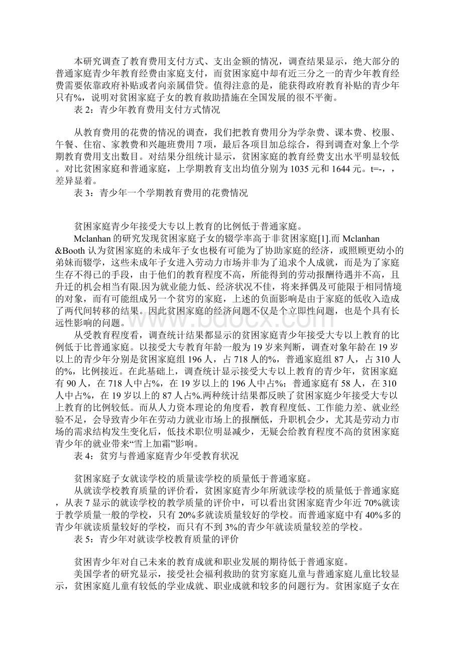 我国城市贫困家庭子女的教育救助问题研究Word格式.docx_第2页