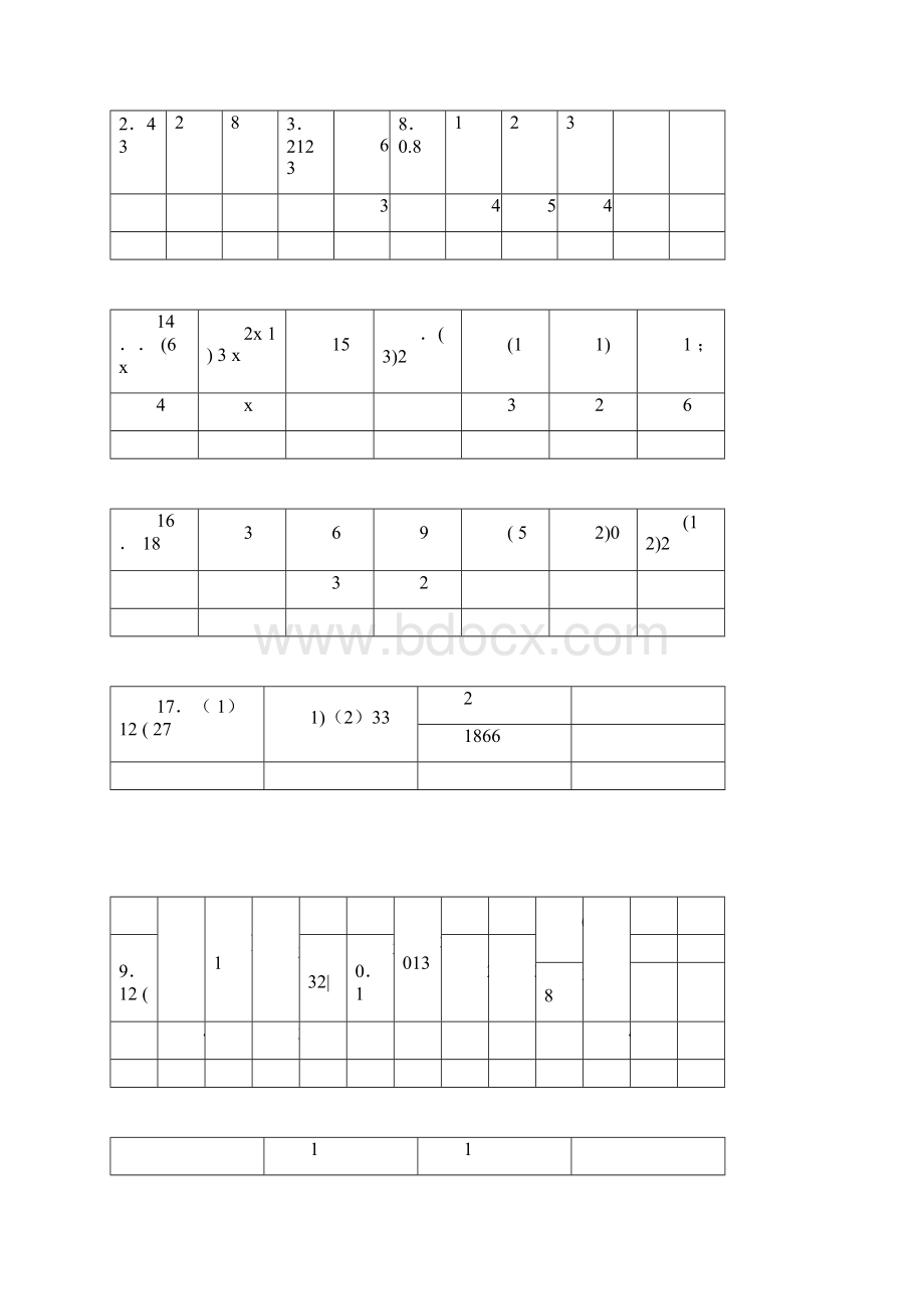 初中数学中考计算题复习含答案.docx_第3页