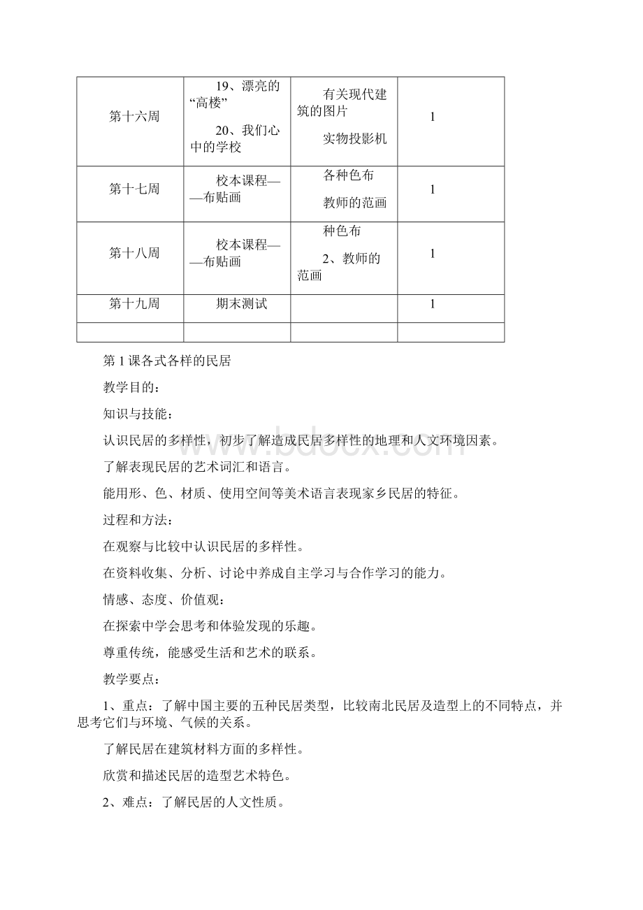 参考借鉴岭南版小学美术三年级上册教案全册doc.docx_第3页