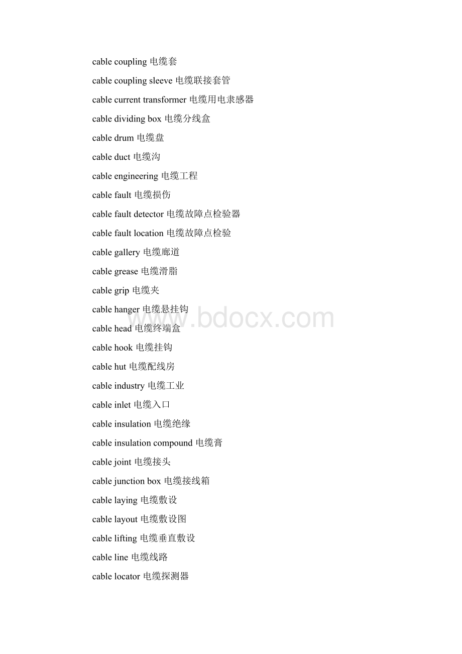 电子工程专业词汇CWord格式文档下载.docx_第2页