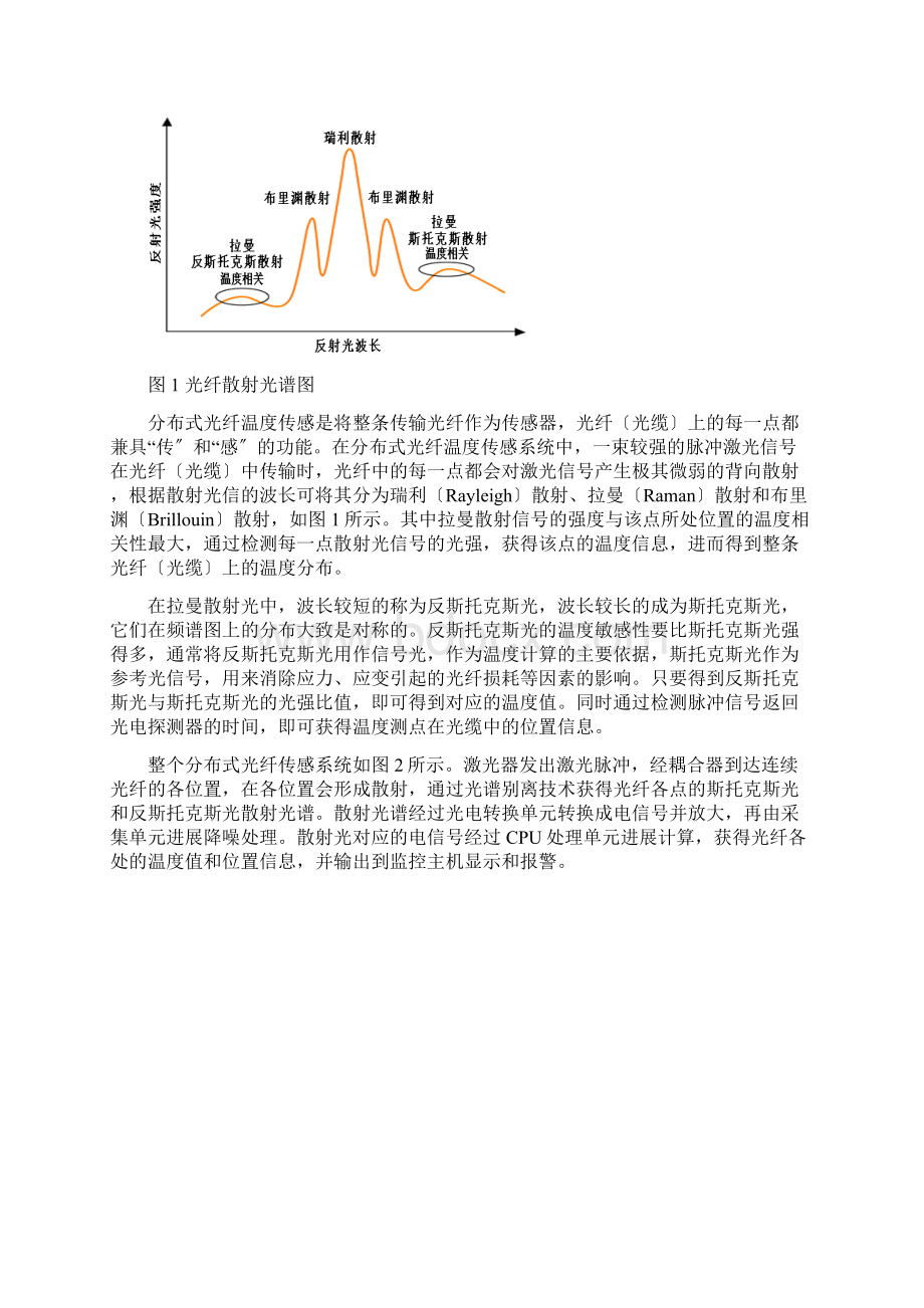 光纤感温火灾探测系统设计方案与对策电厂.docx_第2页