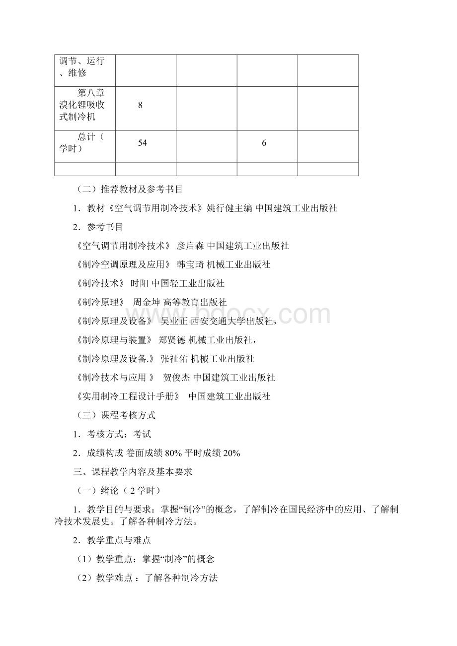 空调制冷技术大纲.docx_第3页