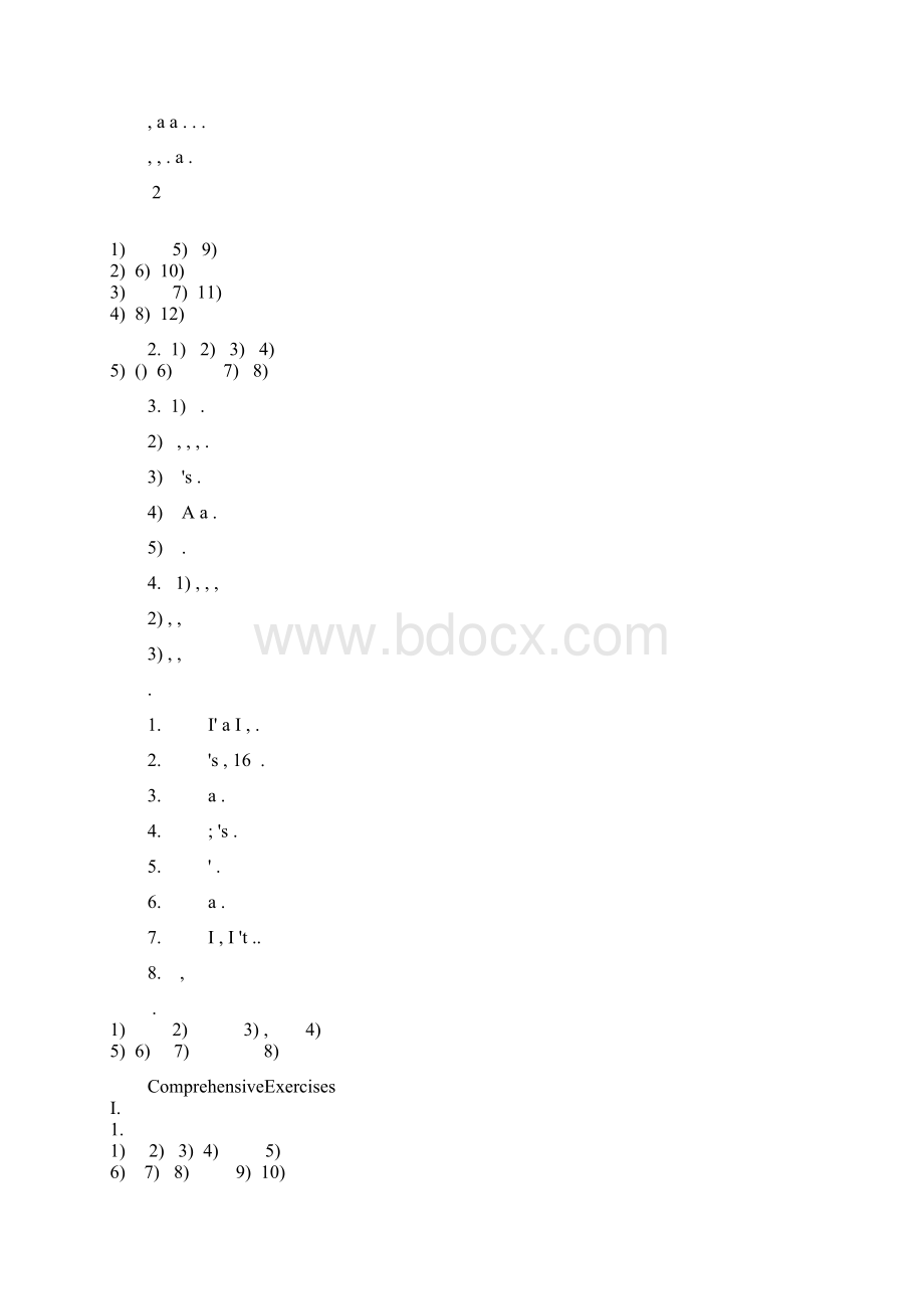 全新版大学英语综合教程3课后练习答案.docx_第2页