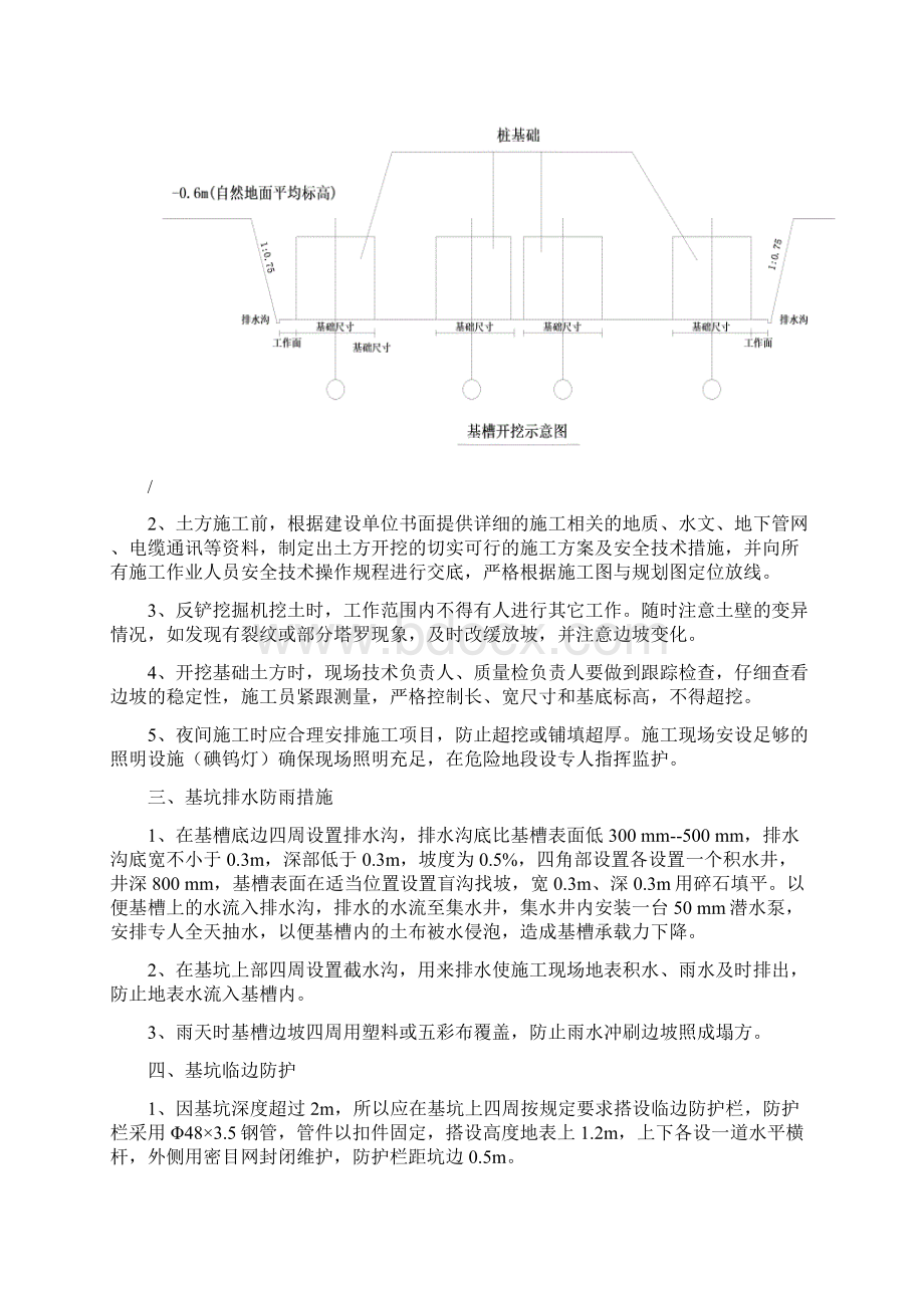 报告厅基坑开挖施工方案.docx_第2页