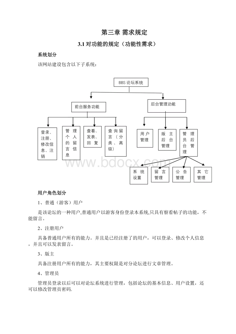 bbs需求分析说明书完整版Word下载.docx_第3页