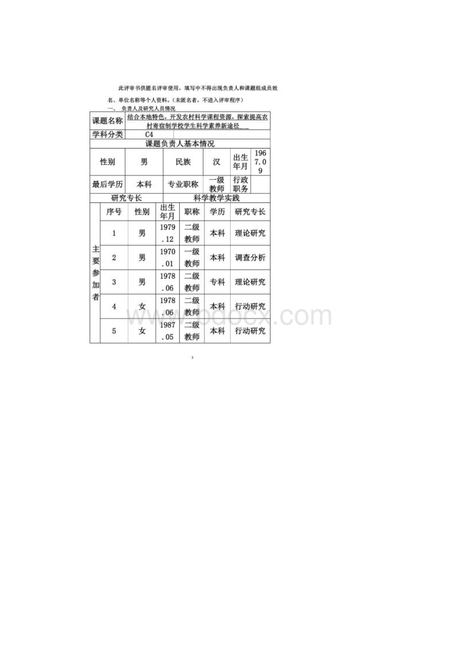 课题申请匿名评审书.docx_第2页