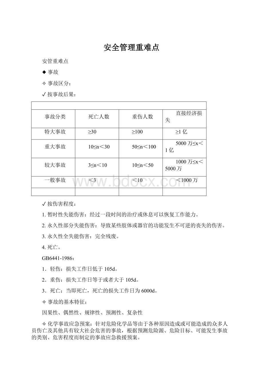 安全管理重难点.docx_第1页