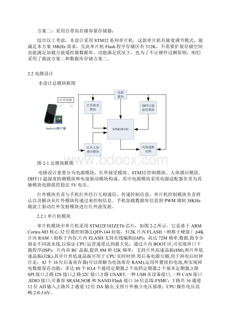 基于的红外遥控风扇设计样本.docx_第2页