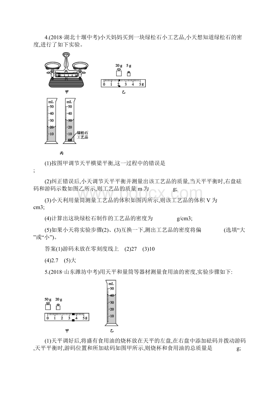 中考物理总复习质量与密度.docx_第2页