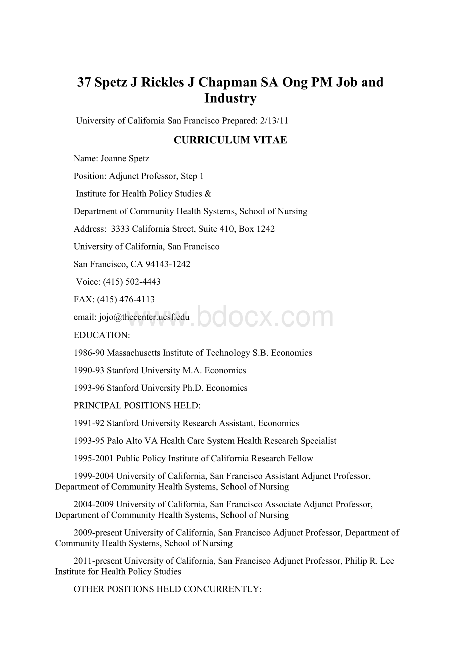 37 Spetz JRickles J Chapman SA Ong PM Job and Industry.docx_第1页