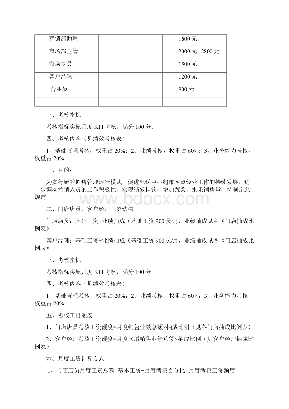 营销人员绩效考核管理细则13页Word格式.docx_第2页