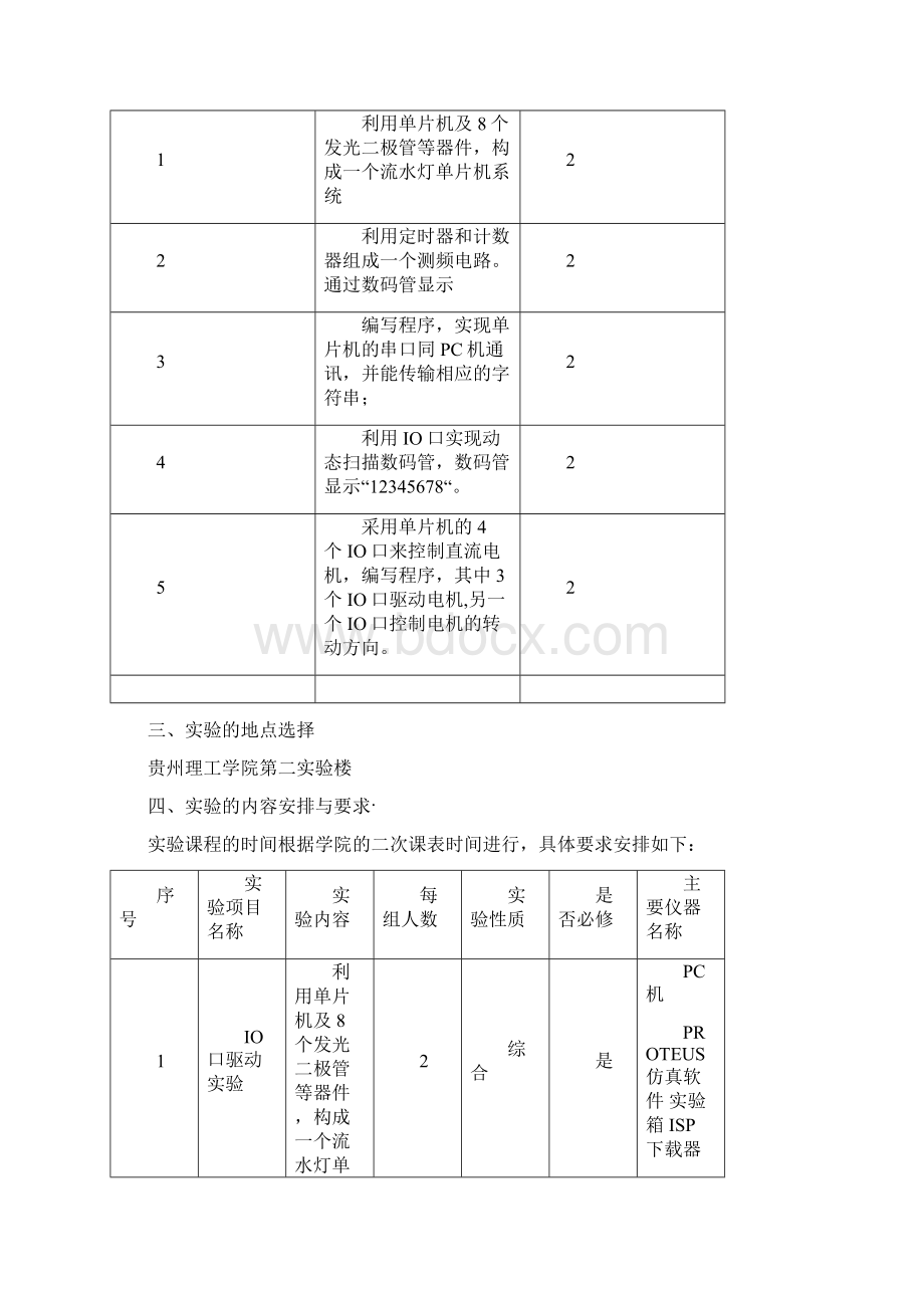 单片机原理及应用实验指导书文档格式.docx_第3页